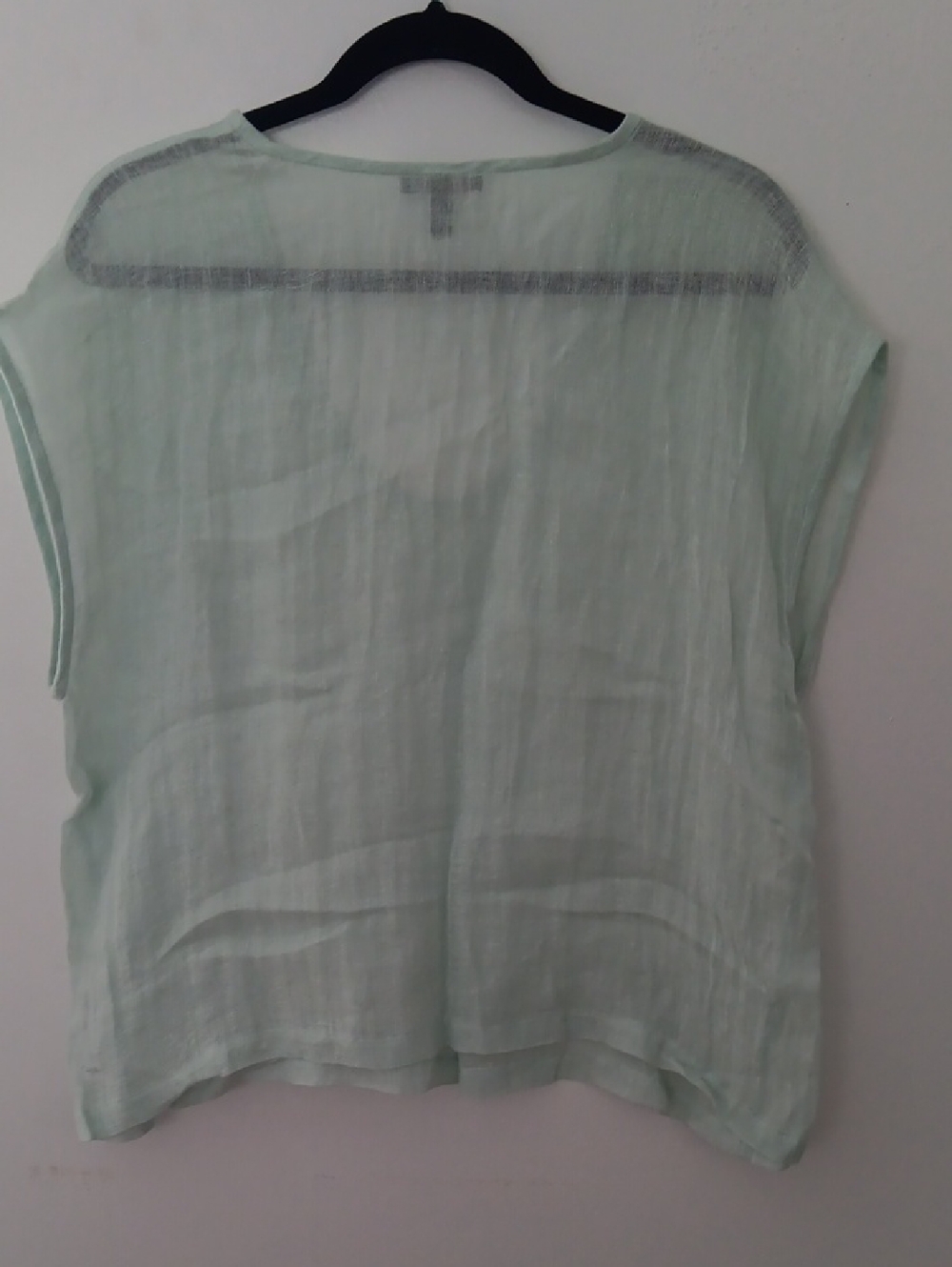 Eileen Fisher  Scoop Neck Linen Top #3665 - Picture 5 of 6